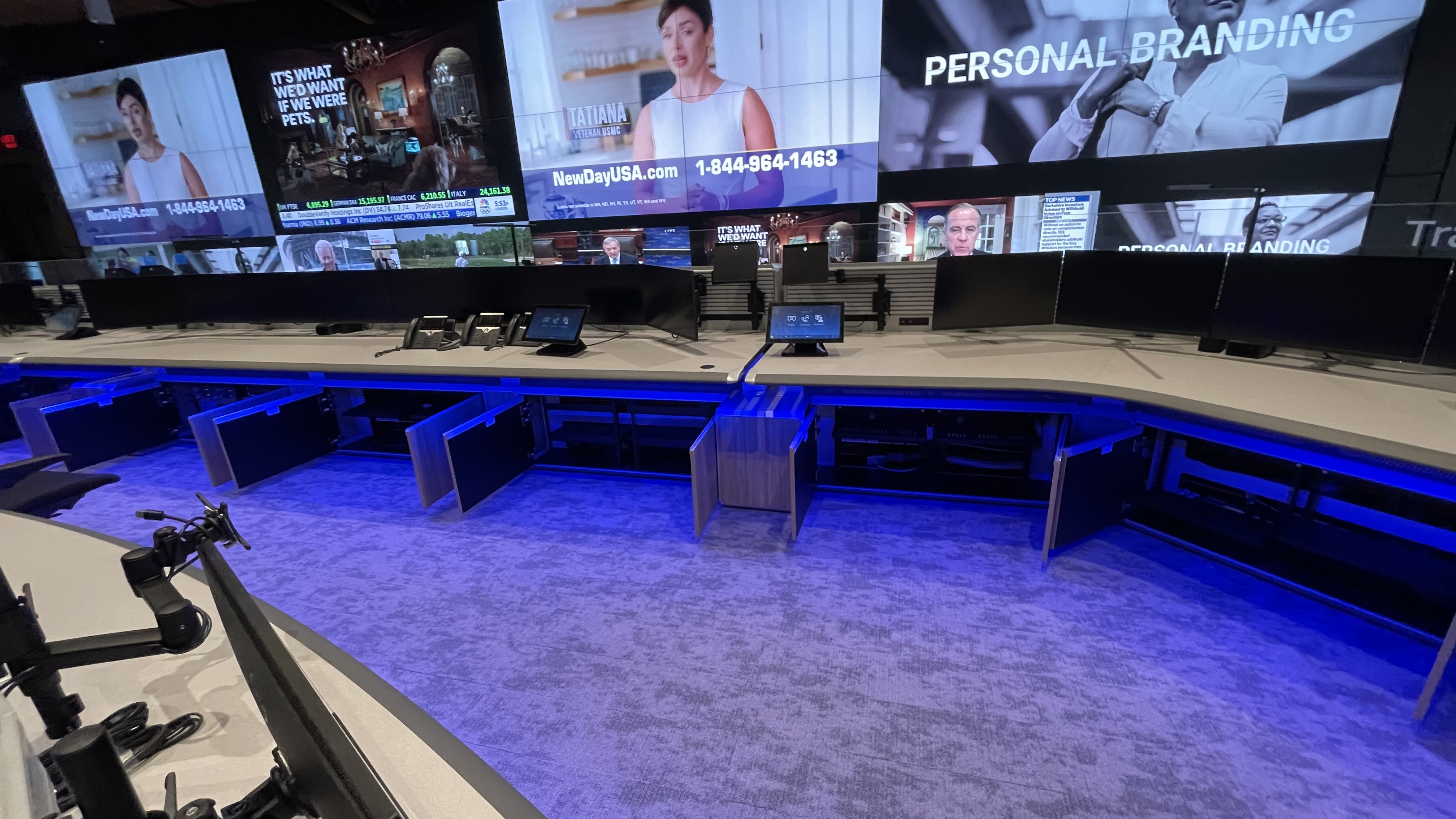 Command Center Cabling Infrastructure